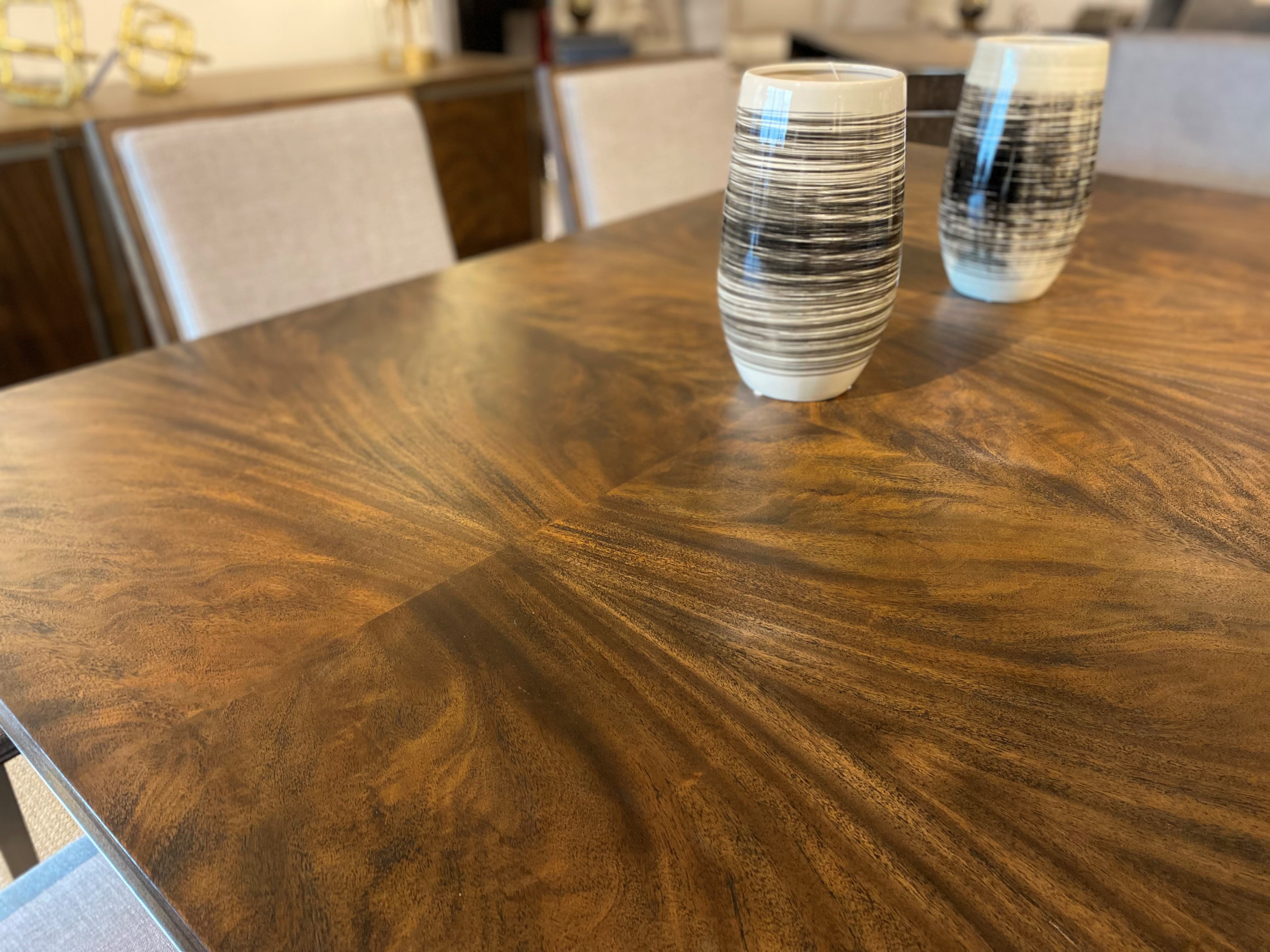 Veneer table on sale